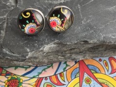 Lístečkové náušnice - S.Steel