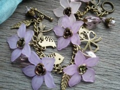 Lístečkové náušnice - S.Steel