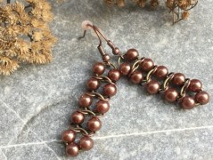 Lístečkové náušnice - S.Steel