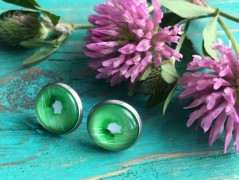 Lístečkové náušnice - S.Steel