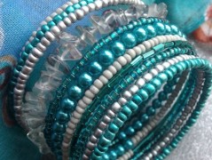 Lístečkové náušnice - S.Steel