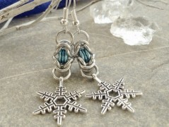 Lístečkové náušnice - S.Steel