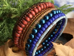 Lístečkové náušnice - S.Steel