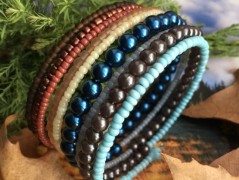 Lístečkové náušnice - S.Steel