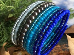 Lístečkové náušnice - S.Steel