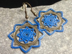 Lístečkové náušnice - S.Steel