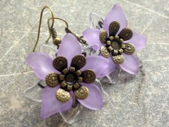 Lístečkové náušnice - S.Steel