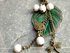 Lístečkové náušnice - S.Steel