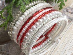 Lístečkové náušnice - S.Steel