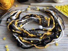 Lístečkové náušnice - S.Steel