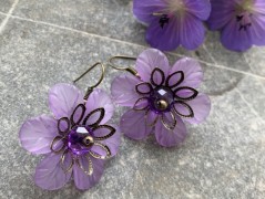 Lístečkové náušnice - S.Steel