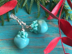 Lístečkové náušnice - S.Steel