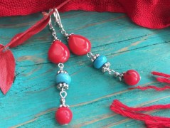 Lístečkové náušnice - S.Steel