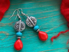 Lístečkové náušnice - S.Steel