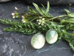 Lístečkové náušnice - S.Steel