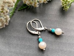 Lístečkové náušnice - S.Steel