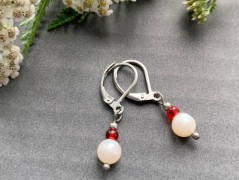 Lístečkové náušnice - S.Steel