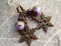 Lístečkové náušnice - S.Steel