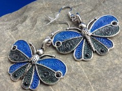 Lístečkové náušnice - S.Steel