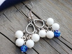 Lístečkové náušnice - S.Steel