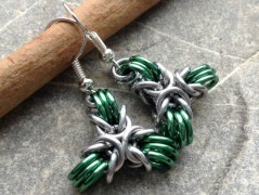 Lístečkové náušnice - S.Steel