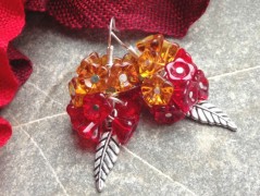 Lístečkové náušnice - S.Steel