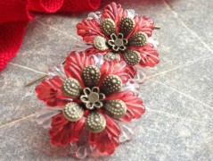 Lístečkové náušnice - S.Steel