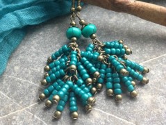 Lístečkové náušnice - S.Steel