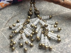 Lístečkové náušnice - S.Steel