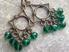 Lístečkové náušnice - S.Steel