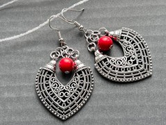 Lístečkové náušnice - S.Steel