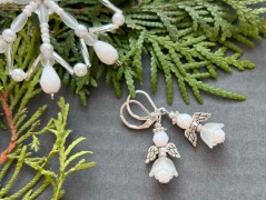 Lístečkové náušnice - S.Steel