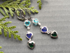 Lístečkové náušnice - S.Steel