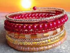 Lístečkové náušnice - S.Steel