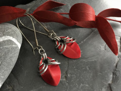 Lístečkové náušnice - S.Steel