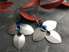 Lístečkové náušnice - S.Steel