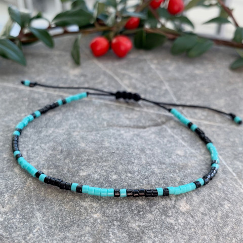 Miyuki náramek č. 28 náramek korálky luxusní miyuki barevný 