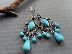 Lístečkové náušnice - S.Steel