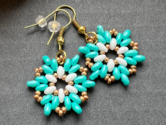 Lístečkové náušnice - S.Steel