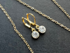 Lístečkové náušnice - S.Steel