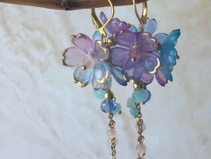 Lístečkové náušnice - S.Steel