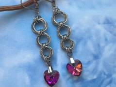 Lístečkové náušnice - S.Steel