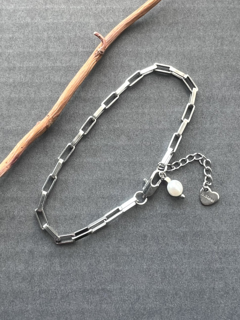 Náramek s perlou - S.Steel náramek moře perly poklady steel 