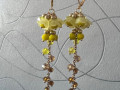 Citronové zvonečkové náušnice