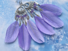 Lístečkové náušnice - S.Steel