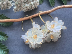 Lístečkové náušnice - S.Steel