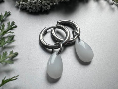 Lístečkové náušnice - S.Steel