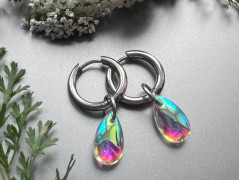 Lístečkové náušnice - S.Steel