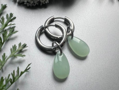 Lístečkové náušnice - S.Steel