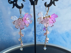 Lístečkové náušnice - S.Steel